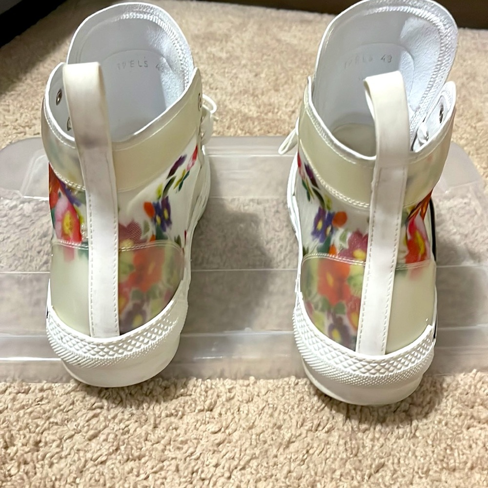 💯 Authentic Dior B23 High “Flowers” 👟 Mens - Picture 6 of 9